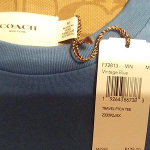 NWT Coach Travel Patch Tee mens sz M